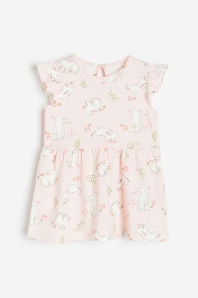 Ruffle-trimmed Jersey Dress | H&M (US + CA)