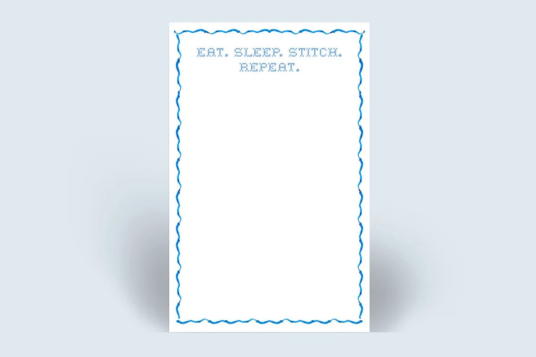 Notepad: Needlepoint Stitch Notepad {to Do List, Fashion Illustration, Office Organization, Offic... | Etsy (US)