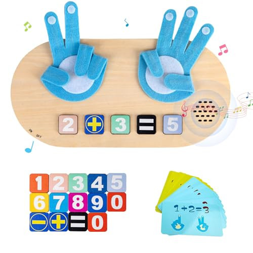 LEARNINGCARE Montessori Toys Number Blocks Toys for Kids, Learning Toys for Toddlers 3+ Years with Music, Math Game Educational Toys, Homeschool Supplies Preschool Kindergarten Math Manipulatives | Amazon (US)
