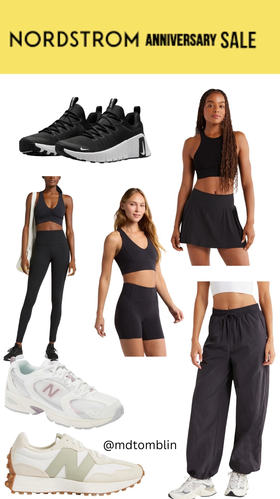 Nordstrom anniversary sale 
Workout outfits or errands and travel outfits 
