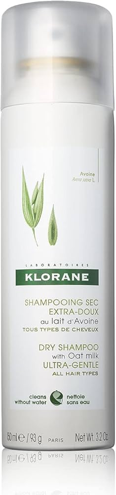 Klorane - Dry Shampoo With Oat Milk - Gentle Formula Instantly Revives Hair - Paraben & Sulfate-F... | Amazon (US)