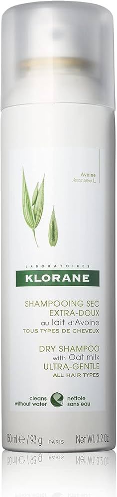 Klorane - Dry Shampoo With Oat Milk - Gentle Formula Instantly Revives Hair - Paraben & Sulfate-F... | Amazon (US)