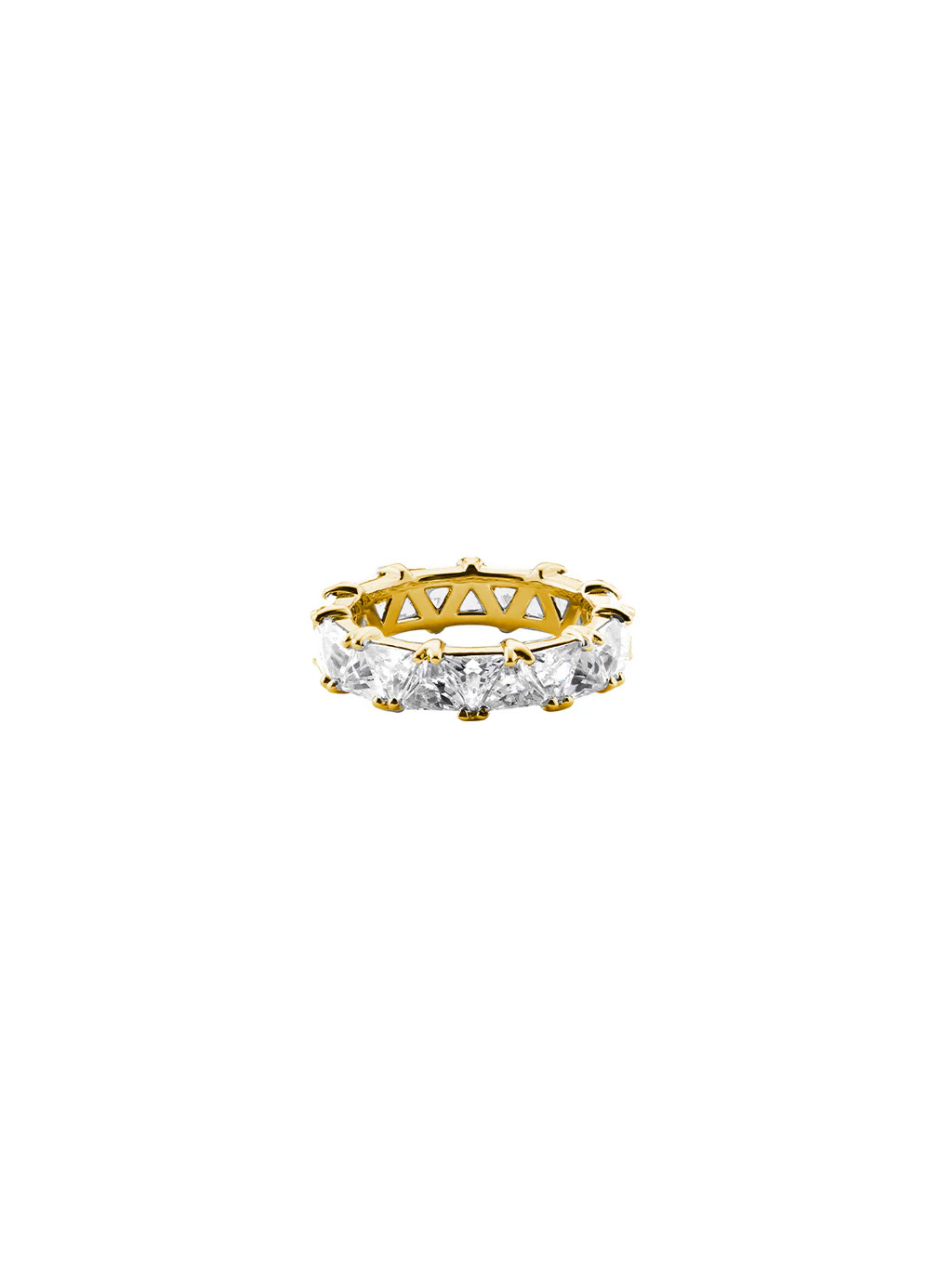 THEODORA DOUBLE TRILLION RING, GOLD | Dorsey