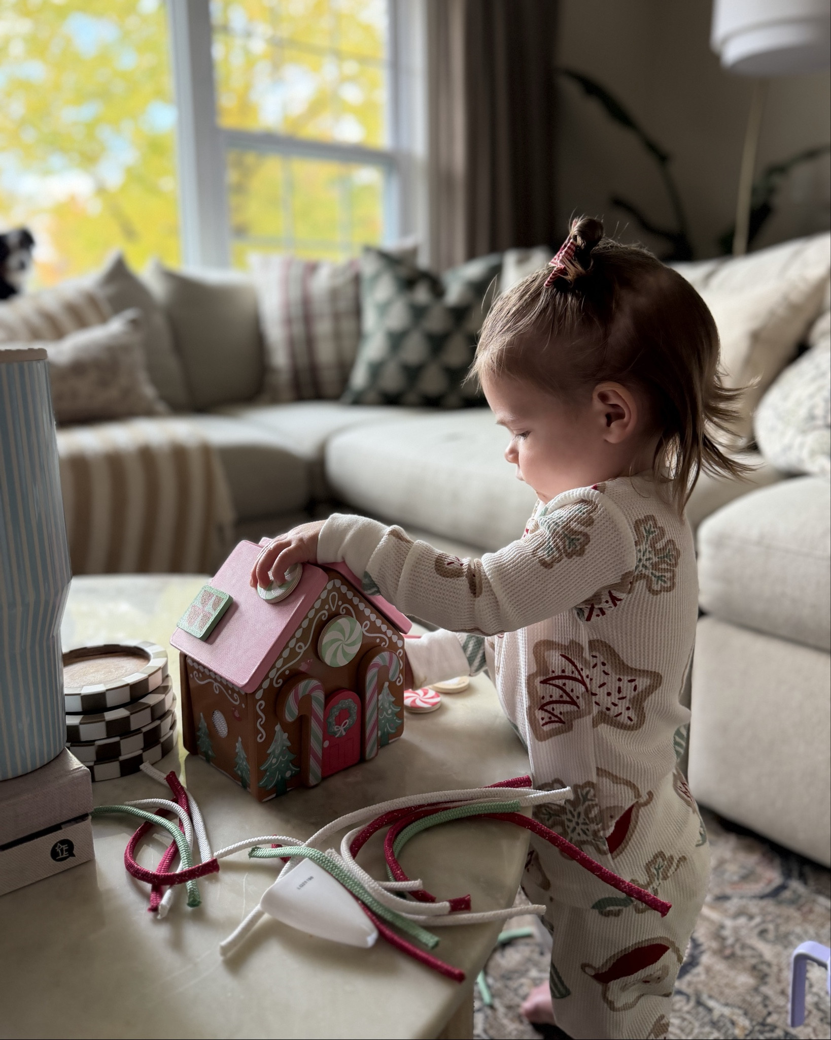 Pink gingerbread house 🩷🩷 Oliver’s obsessed with his so had to grab this one for sissy!! She loves it!!! She’s been taking it apart and putting the pieces back on — Ollie’s been helping her learn 🥹 def something she can grow into, too!! On sale!

Melissa and Doug, gingerbread house, toddler toy, wooden gingerbread house 

#LTKSeasonal #LTKHoliday #LTKKids