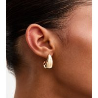 Gold Tone Teardrop Stud Earrings New Look | New Look (UK)