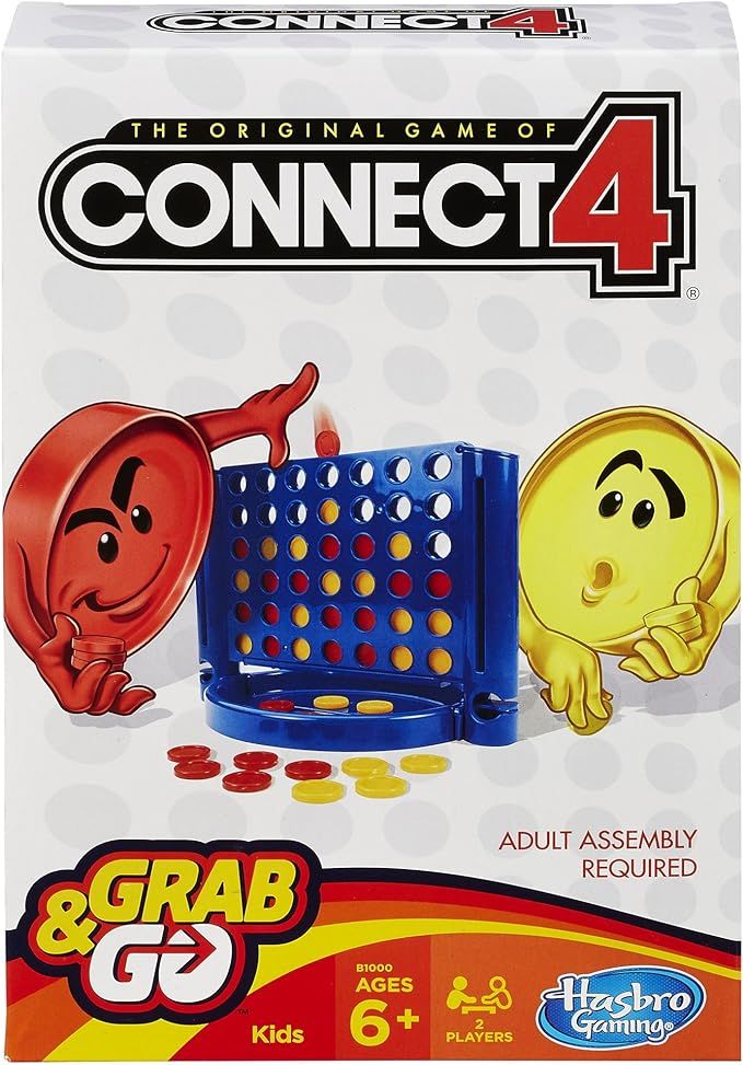 Connect 4 Grab and Go Game (Travel Size) | Amazon (US)