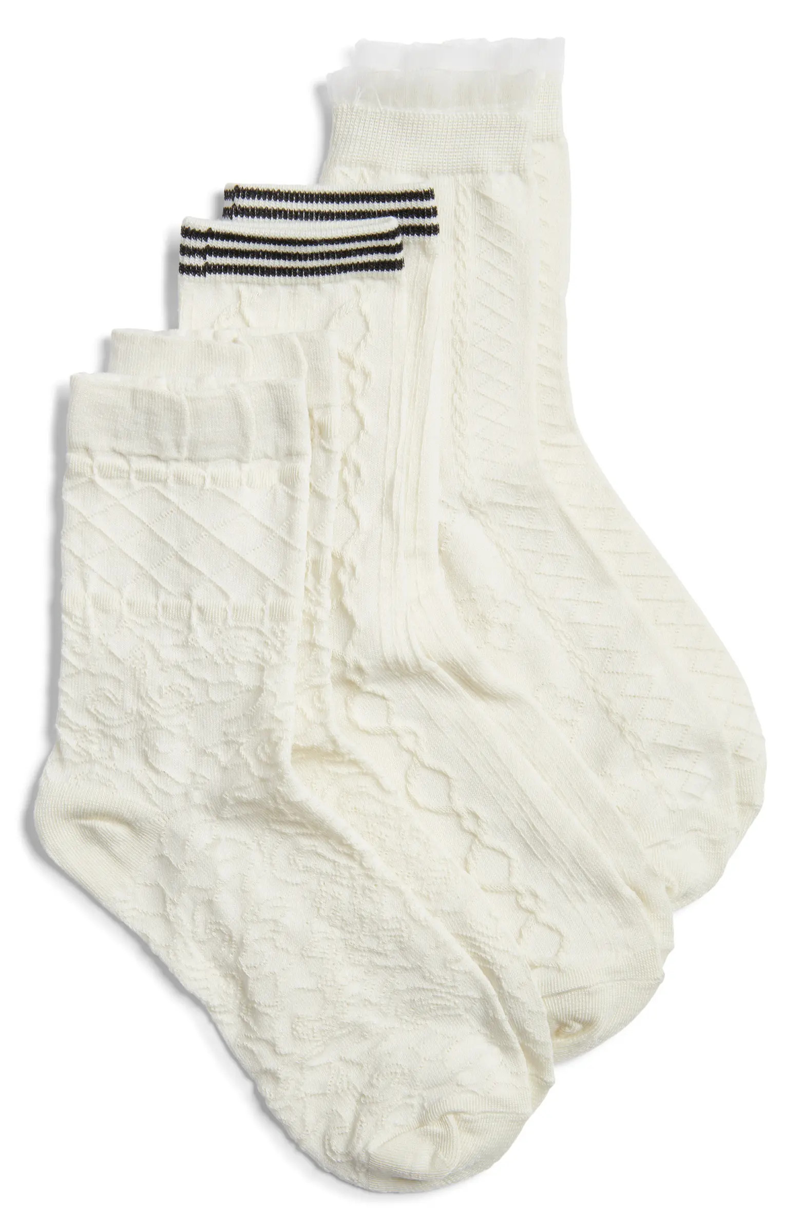 Stems Assorted 3-Pack Intarsia Cotton Blend Socks | Nordstrom | Nordstrom