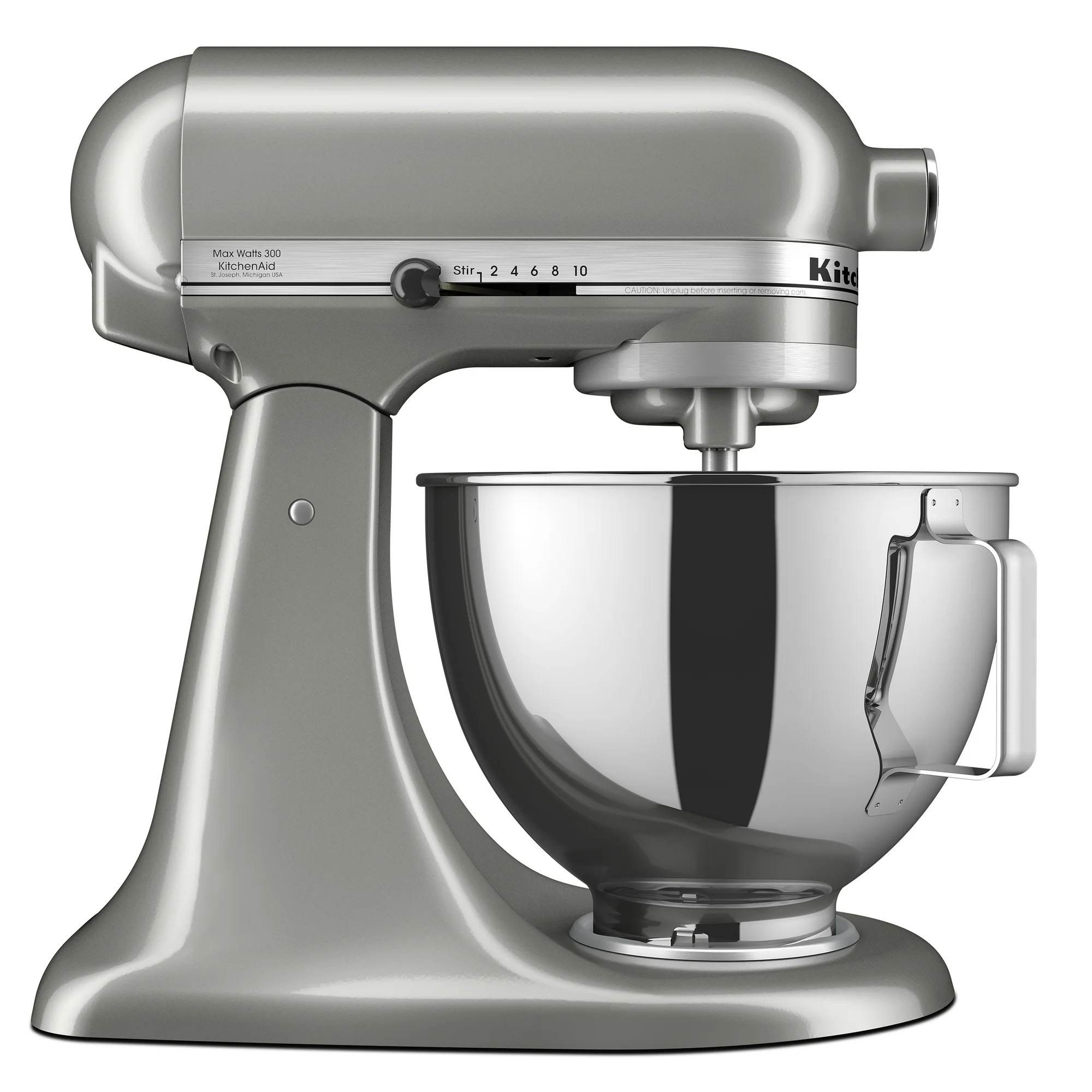 KitchenAid Deluxe 4.5 Quart Tilt-Head Stand Mixer Contour Silver, KSM97CU | Walmart (US)