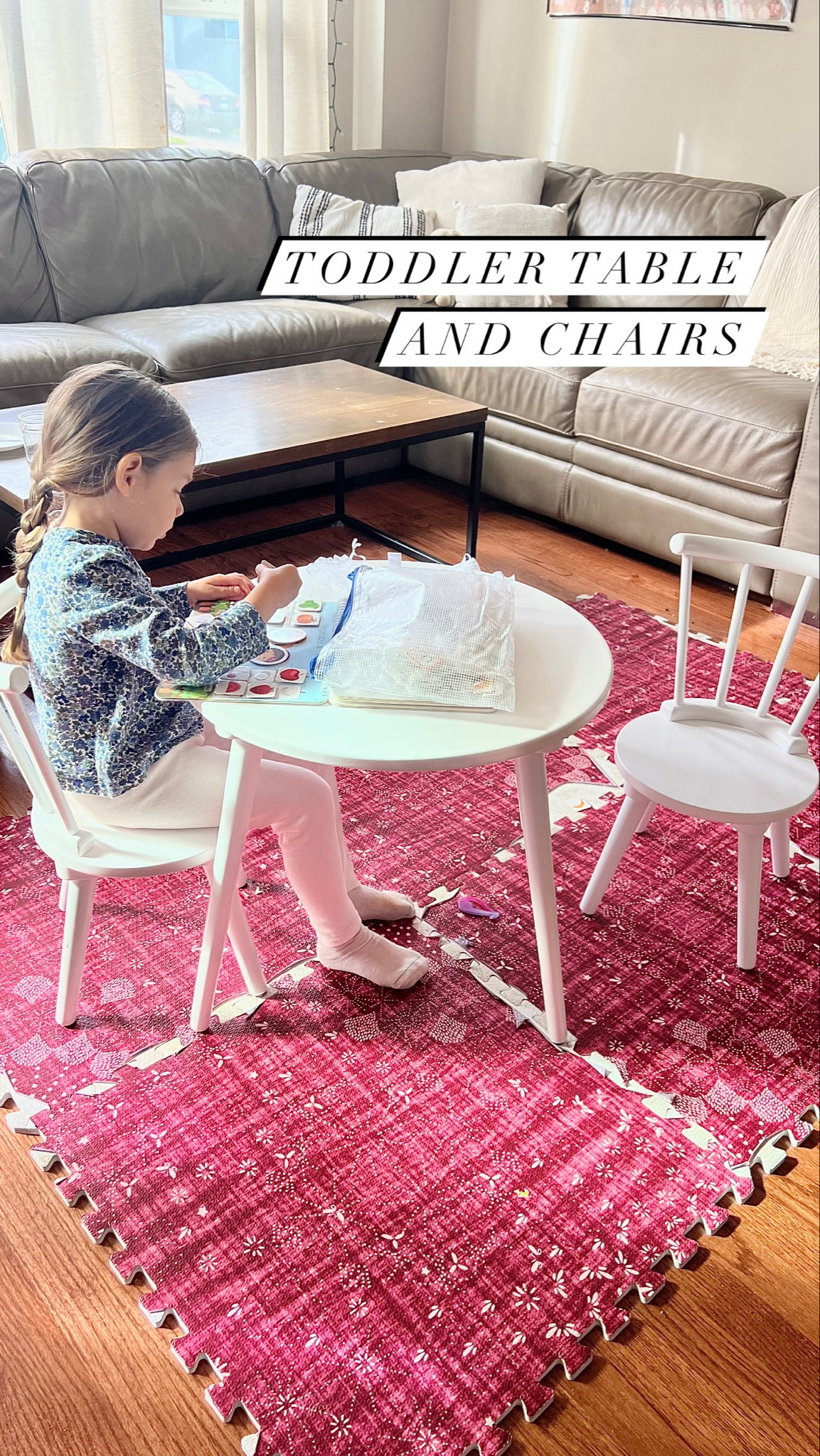 Zoë’s new little table thats the perfect size 🥰 for activities, snacks and tea parties 🧡✨ #toddlertoys #toddlertable 

#LTKfindsunder100 #LTKhome #LTKkids