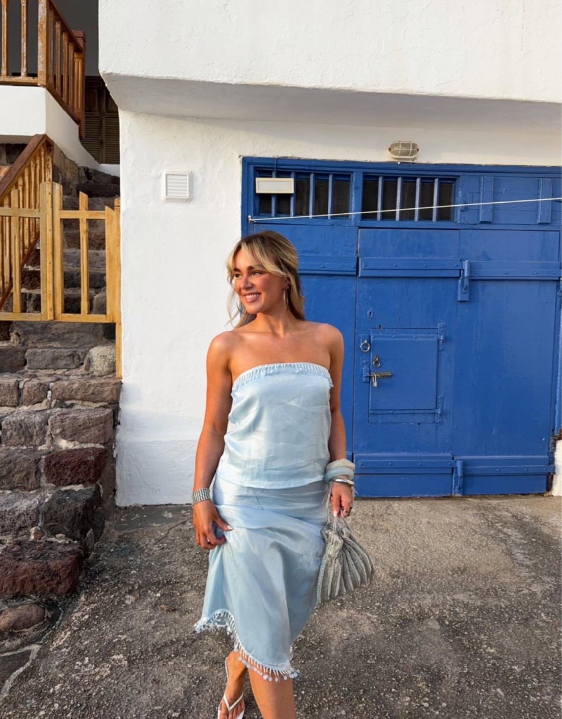 Blue coord is from Motel Rocks ‘Muriela Midi Skirt In Satin Organza Light Blue’ and ‘Vars Top In Satin Organza Light Blue’

#LTKsummer #LTKluxury #LTKbeauty