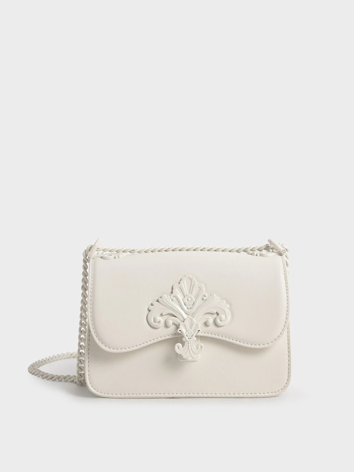 Meriah Chain Strap Crossbody Bag | Charles & Keith US