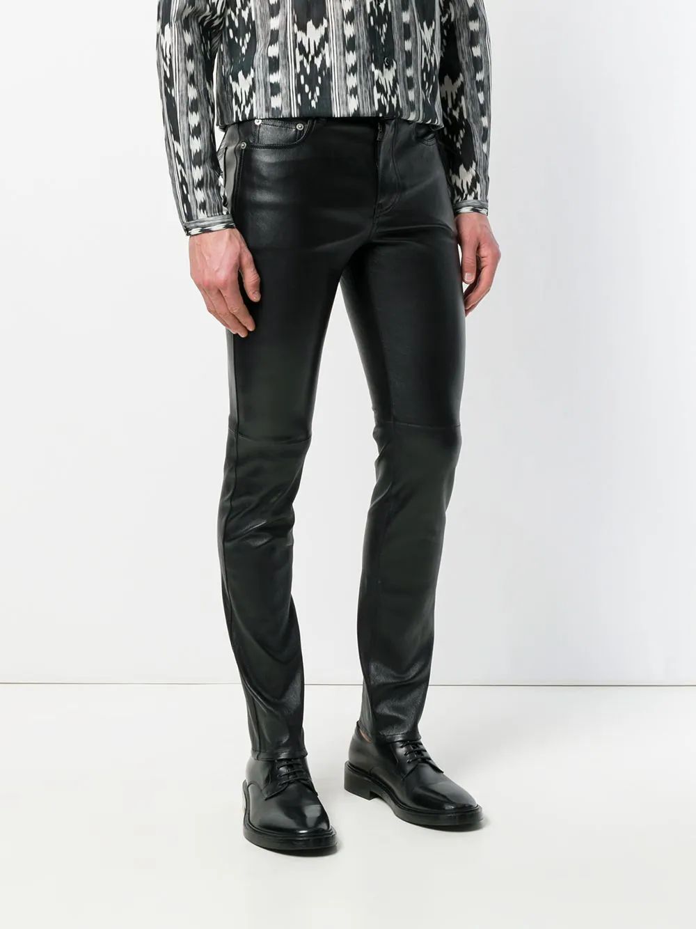 skinny leather trousers | Farfetch Global