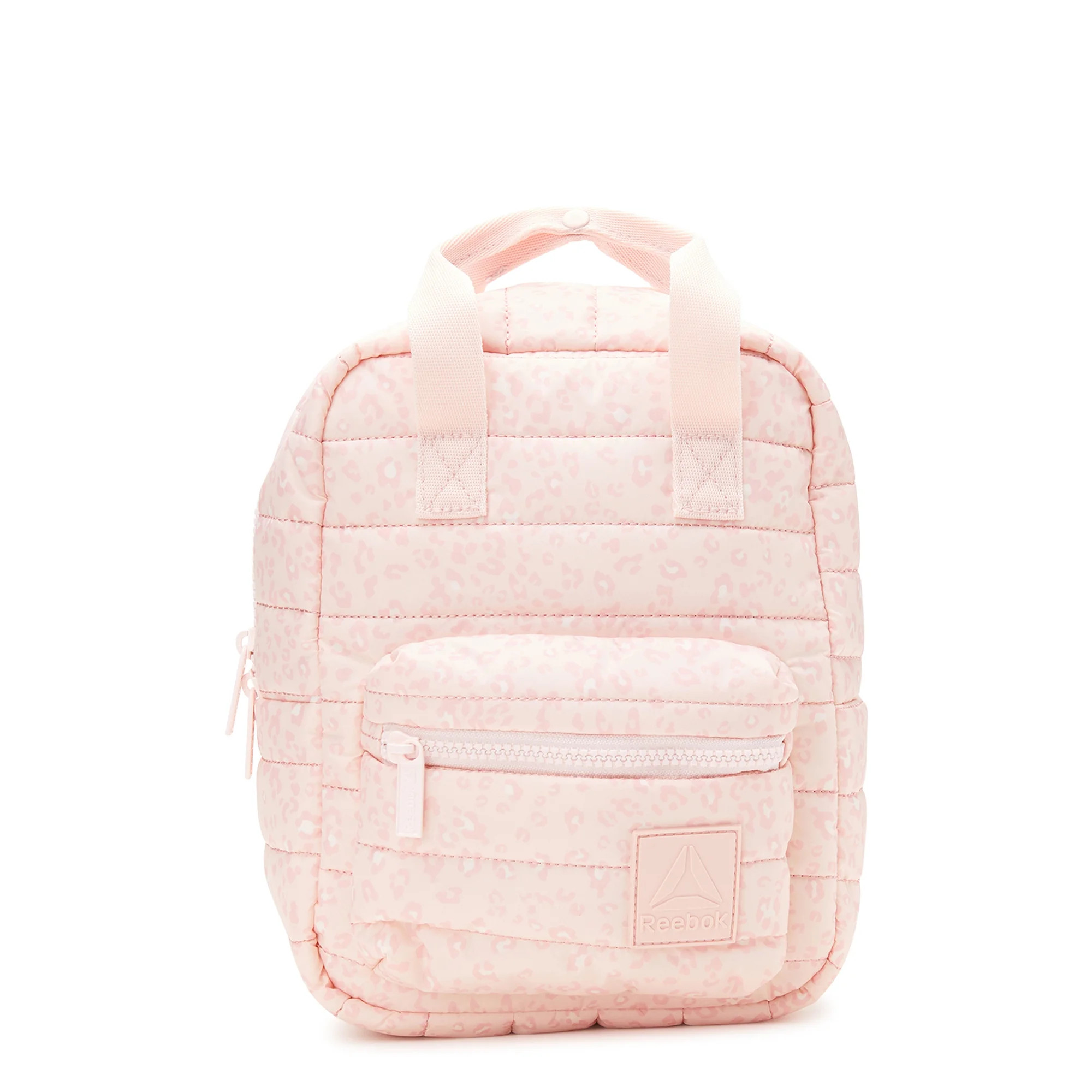 Reebok Women's Cameron Print Quilted Mini Backpack Pink | Walmart (US)