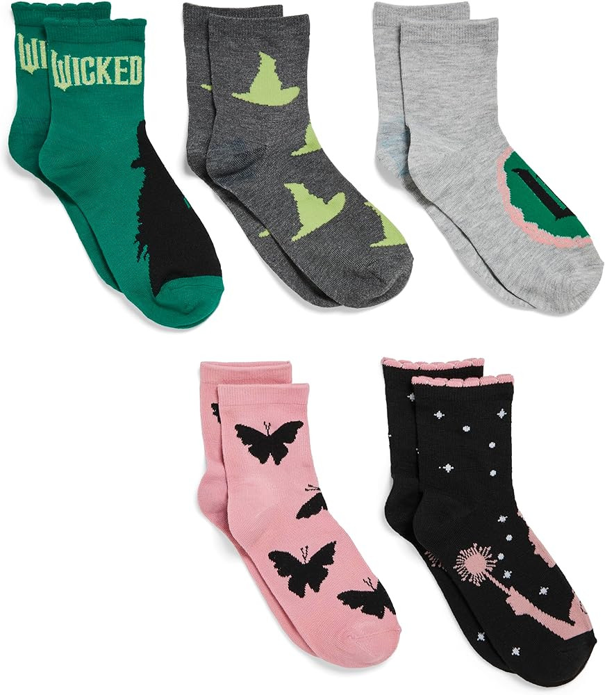 Wicked womens 5 Pack Halloween Capri Socks | Amazon (US)