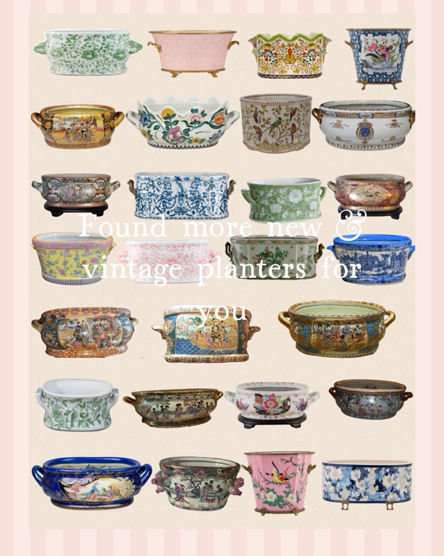 Found more chinoiserie footbath planters for you! Many are one of a kind so once they’re gone they’re gone! I’m always adding new ones though! I have a mix of old and new. 

#LTKHome #LTKSpringSale