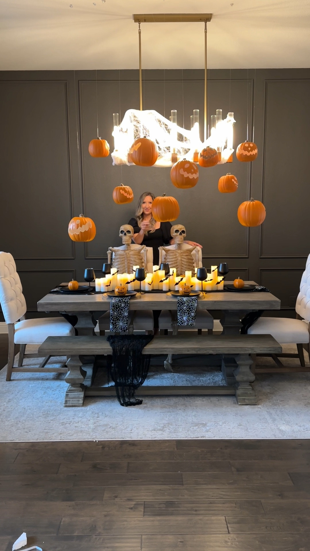 Halloween dining room! Turned out so magical and cozy!


Halloween ideas, halloween decor, dining room, tablescape, pumpkins, candle 

#LTKVideo #LTKHome #LTKSeasonal