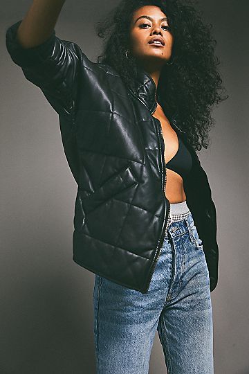 Dolman Quilted Vegan Jacket | Free People (Global - UK&FR Excluded)