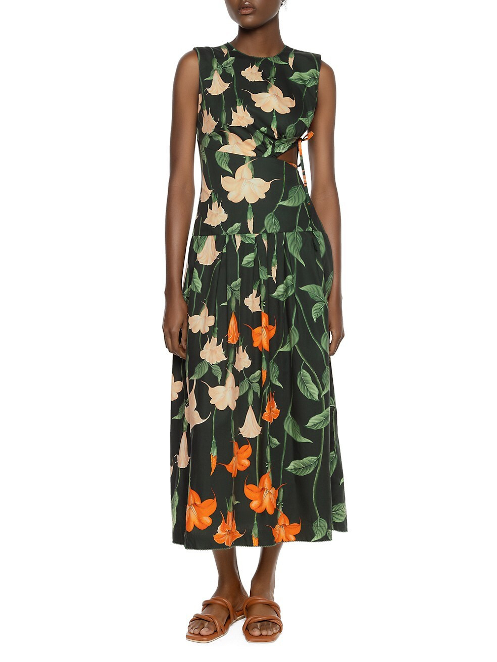 Otoao Floral Midi-Dress | Saks Fifth Avenue