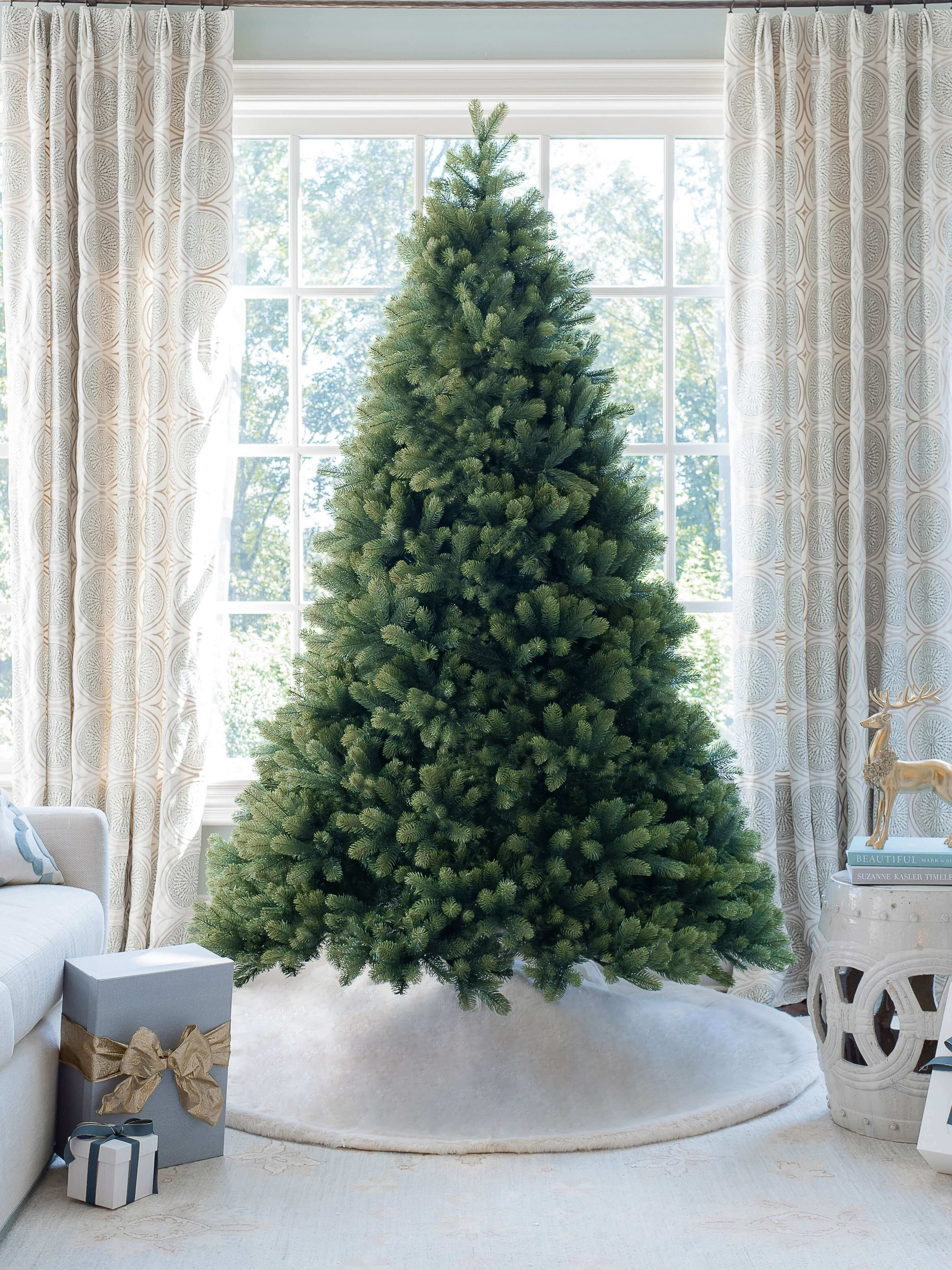 7.5 Foot Royal Fir Artificial Christmas Tree Unlit | King of Christmas