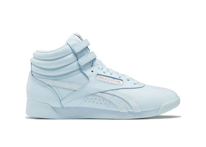 Reebok Freestyle Hi Cardi B (Women's) Sneakers in Glass Blue | StockX
