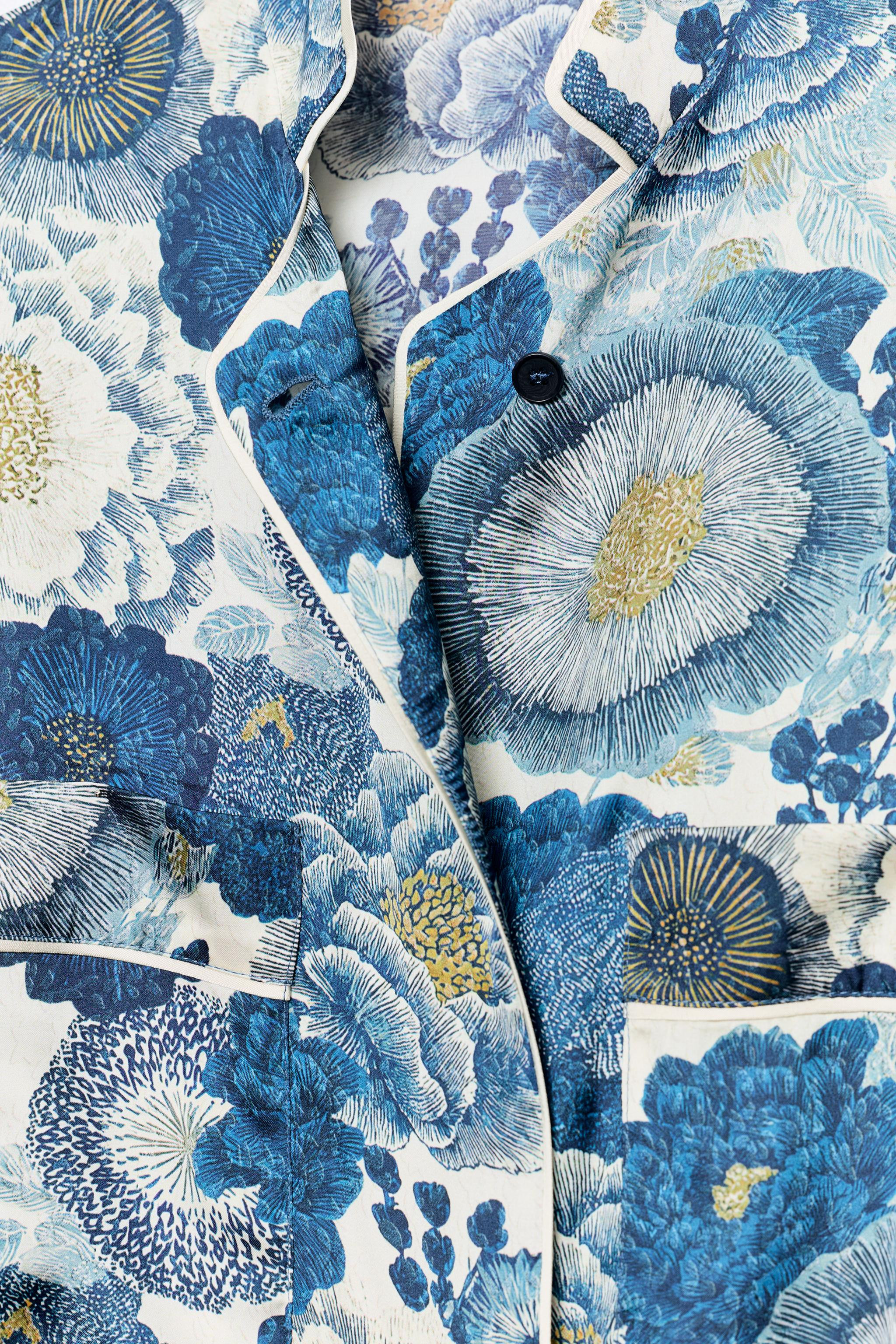 ZW COLLECTION FLORAL SHIRT | Zara US