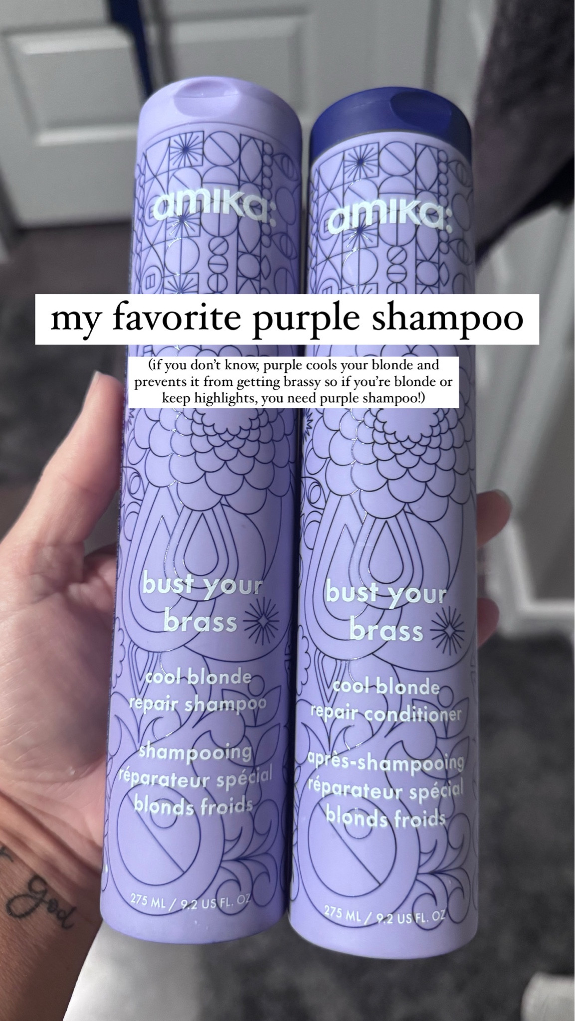 Purple shampoo is a must for keeping blonde hair / highlights cool … nobody likes a brassy blonde!

#LTKFindsUnder50 #LTKStyleTip #LTKBeauty