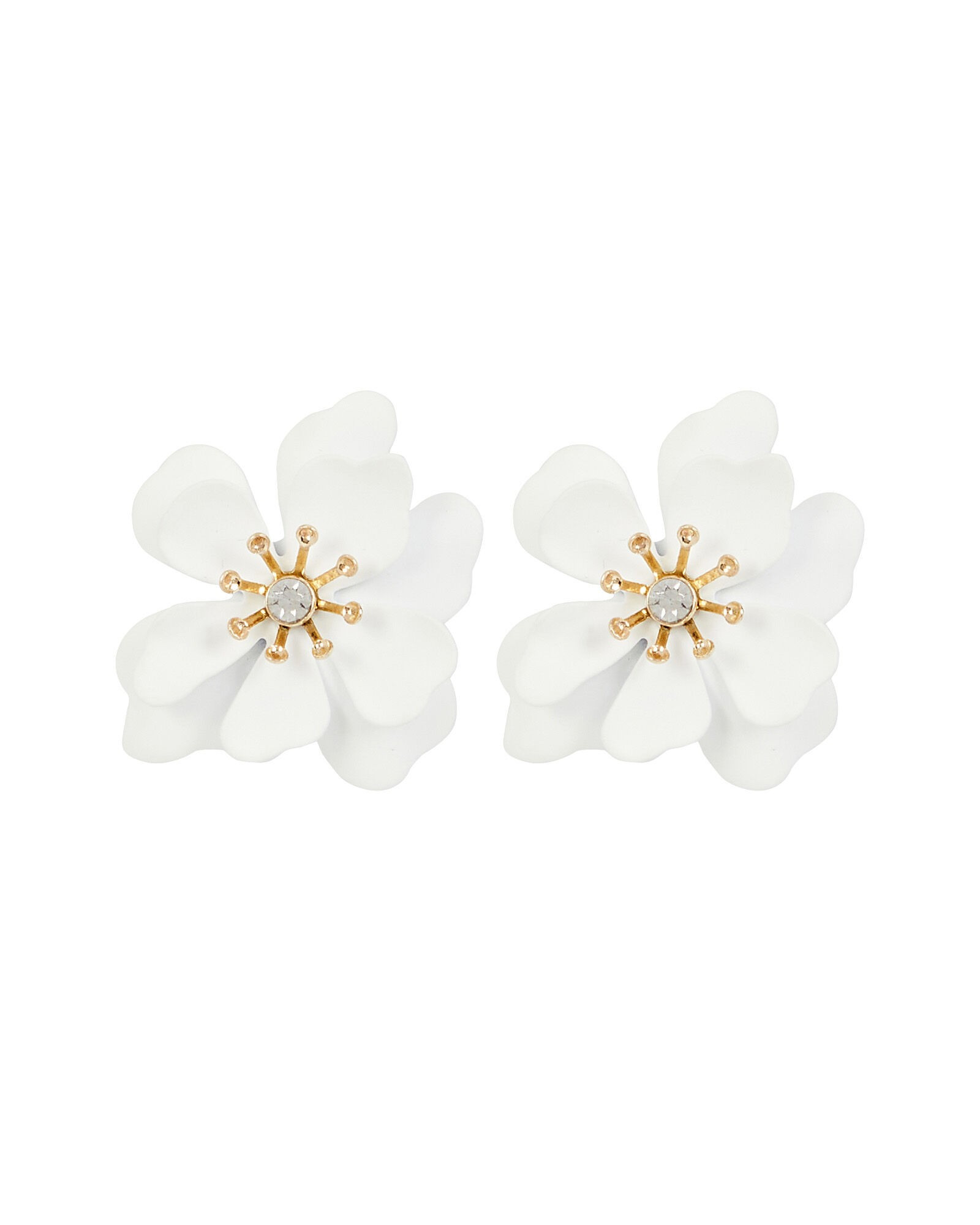 Bloom Crystal-Embellished Stud Earrings | INTERMIX