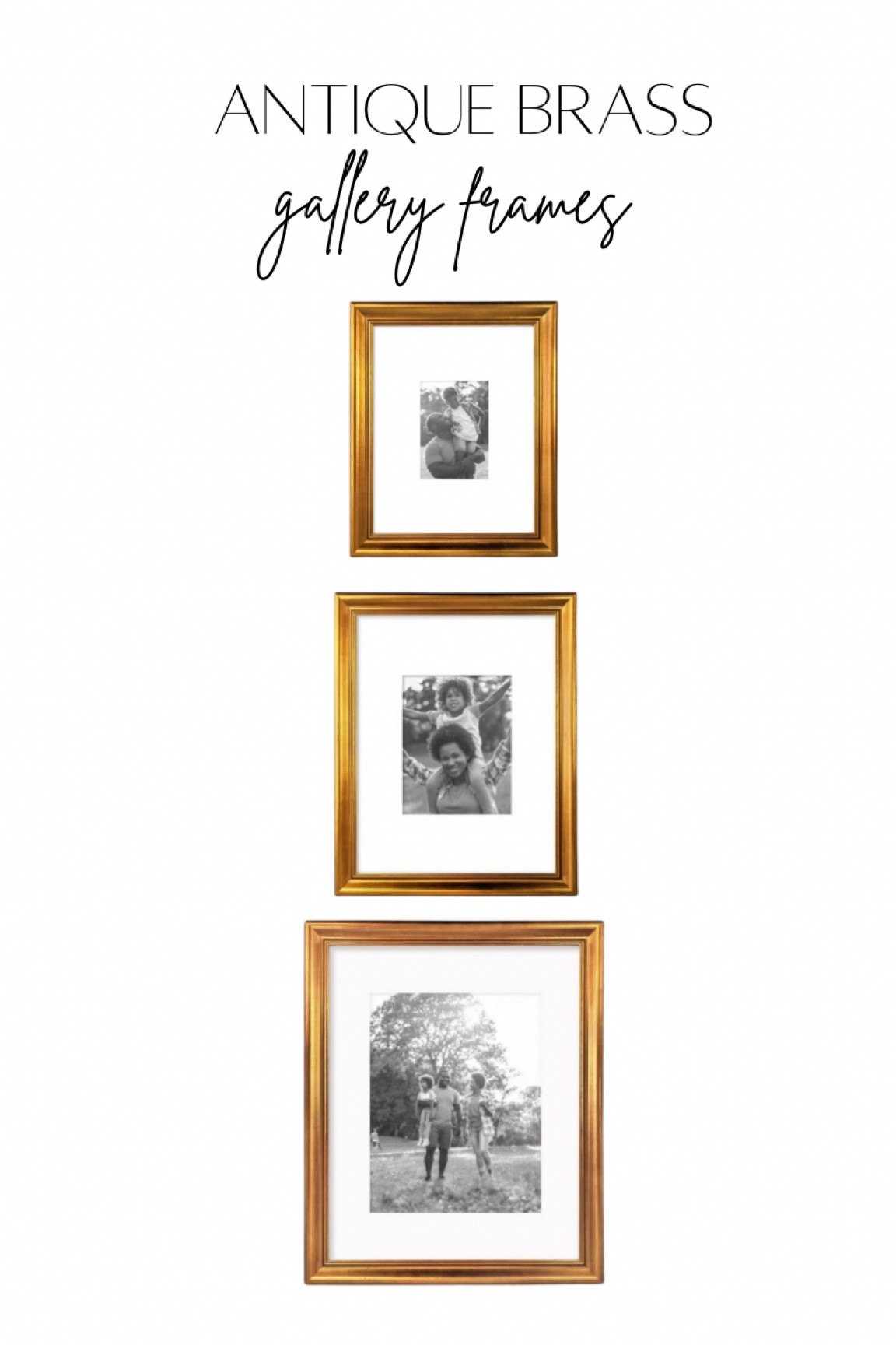 Antique brass gallery frames 

#LTKhome