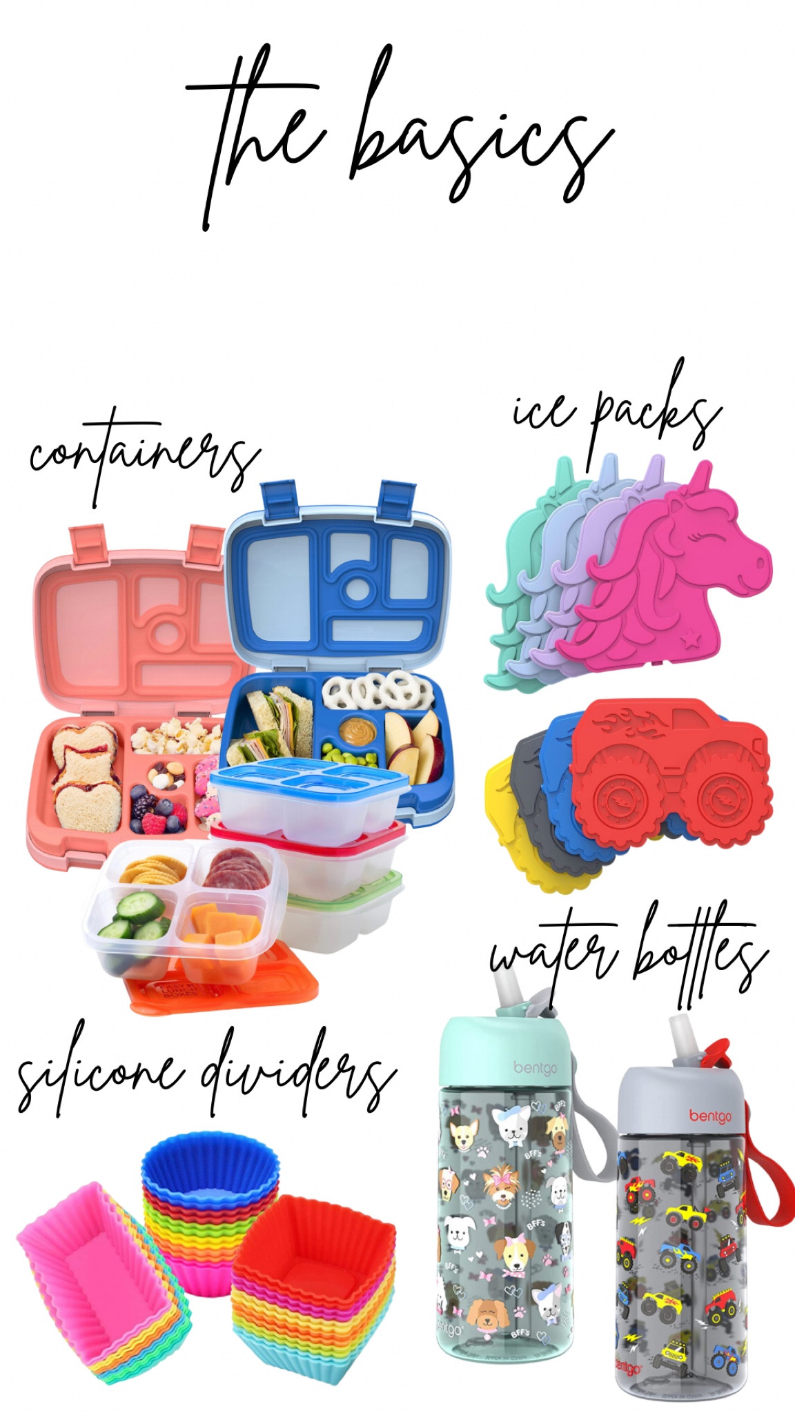 back to school, school lunches, lunch ideas, bentgo, bentgo box, silicon cupcake liners, ice packs, kids water bottles

#LTKfamily #LTKBacktoSchool #LTKkids