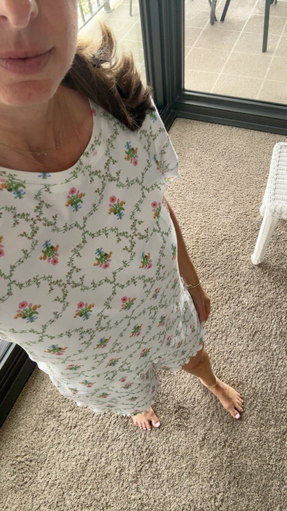 Another new set of pajamas for my bday. This set is a simple comfy cotton and usually a brand I wear dresses from 😉

#LTKOver40