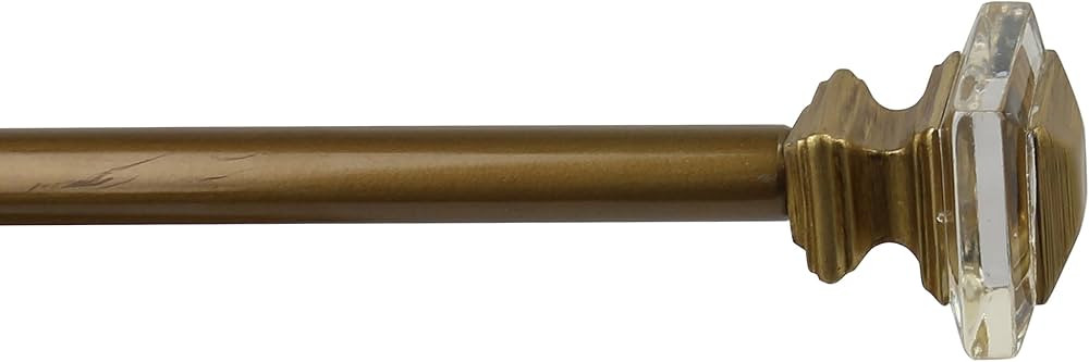 Urbanest 3/4-inch Diameter Cassini Adjustable Single Drapery Curtain Rod, 48-inch to 84-inch, Ren... | Amazon (US)