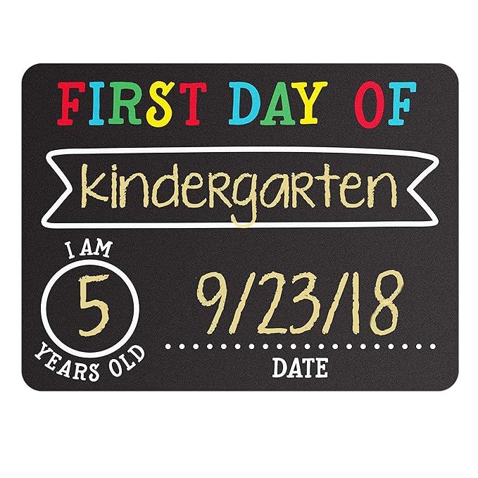 Pearhead First and Last Day of School Photo Sharing Chalkboard Signs; The Perfect Back to School ... | Amazon (US)