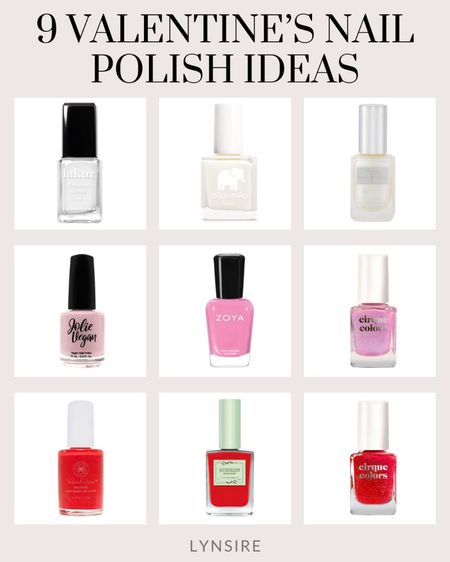 Valentine's Day - Whether you’re into glitter or classic shades, you can create the perfect Valentine's nails with these nail polish. 💕

#LTKbeauty #LTKMostLoved #LTKfindsunder50