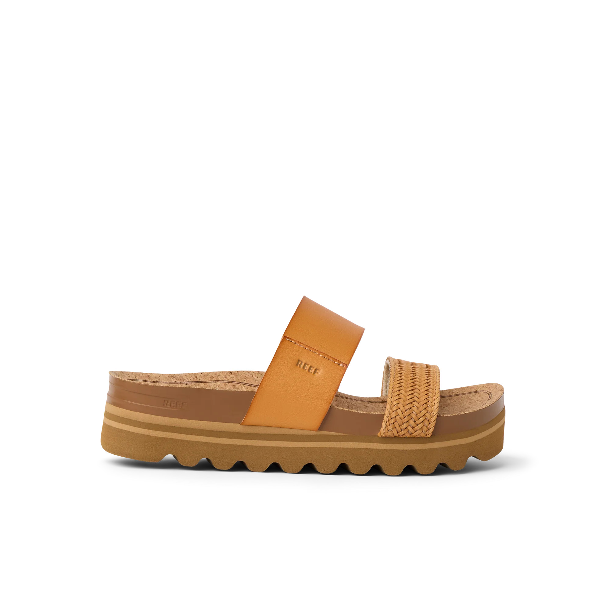 Women's Cushion Vista Hi Platform Sandals in Black | REEF® | REEF