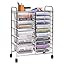 Giantex 15 Drawer Rolling Storage Cart Tools Scrapbook Paper Office School Organizer, Multicolor | Amazon (US)