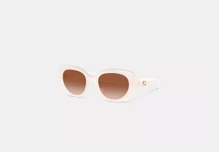 C Hardware Round Sunglasses | Coach (US)