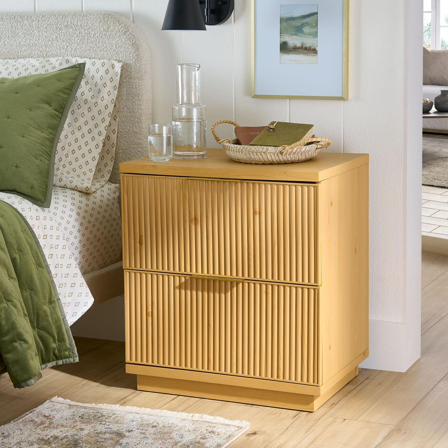 Better Homes & Gardens Lillian Fluted Nightstand, White | Walmart (CA)
