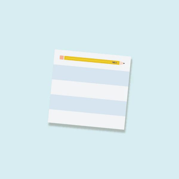 Teacher "Pencil" Sticky Notes | Joy Creative Shop