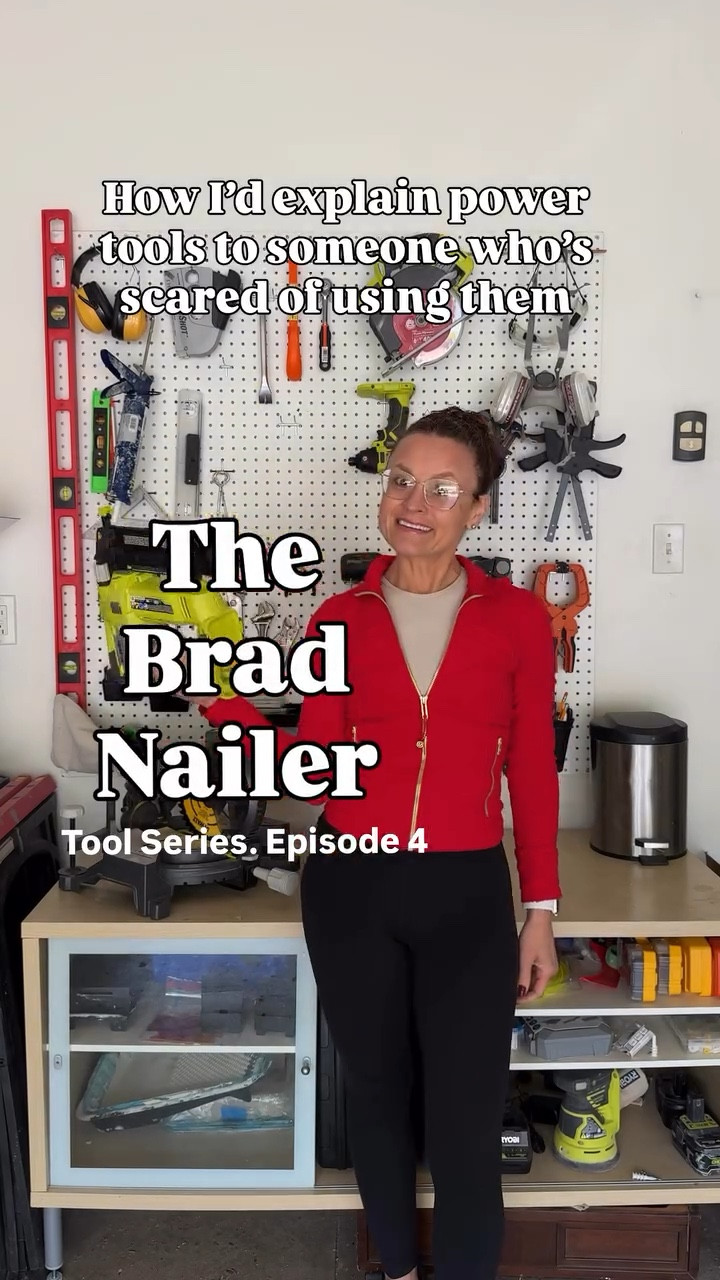 If a brad nailer has ever felt a little intimidating… this will make it make sense! 😃

This is part of my Tools Made Simple series where I break things down so you can actually feel confident using tools. If you missed the other ones, go check them out too 🙌

This tool is what holds trim, molding, or small pieces in place and gives you that clean, finished look.

Big things to remember
✔️Remove the battery before loading nails
✔️Make sure your nails are sitting the right way
✔️Press the nose down firmly before pulling the trigger
✔️And slightly tilt it so the nail holds better

Also, nails come in different sizes and my go to is 1 1/2” for most projects.

Once you try this, you’ll see how easy it is to get that clean finish.

Next tool: miter saw 👀

SAVE this for your next project and FOLLOW @prettyhome_with_clausi so you don’t miss what’s next

Comment “BRAD” to get this exact one in your DM.

#diyforbeginners #powertools #bradnailer #diyprojects #tooltips