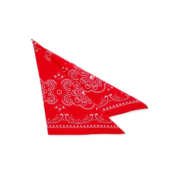 Time and Tru Women's Western Star Bandana, Red Light, One Size Fits Most | Walmart (US)