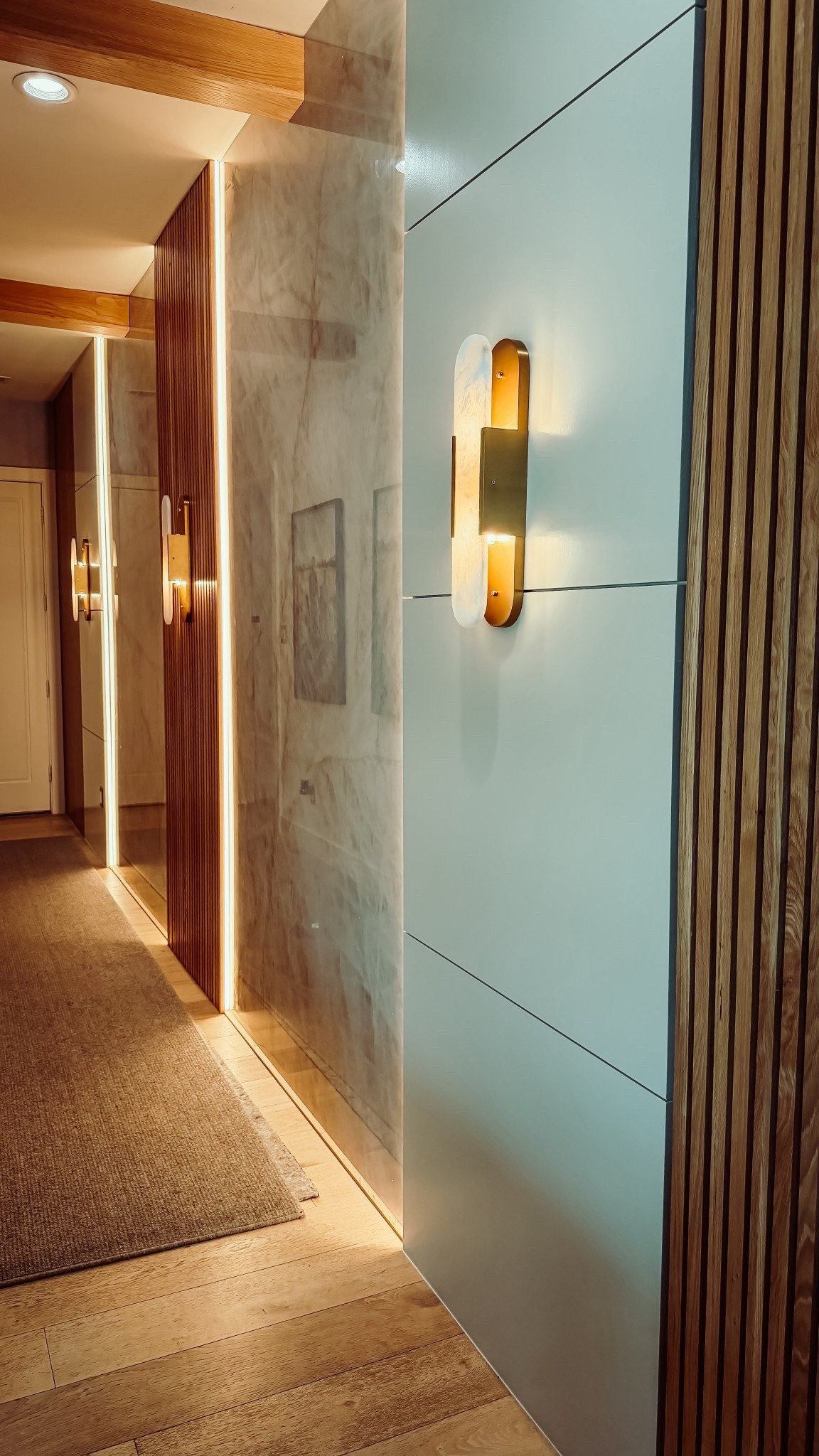 Our new wall sconces from our hallway renovation 🤩

#LTKHome #LTKdayinmylife #LTKSaleAlert