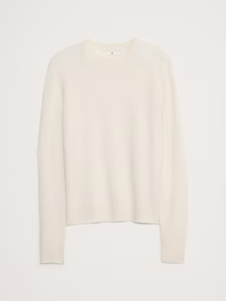 Lightweight Cashmere Crew-Neck Sweater | Banana Republic (US)