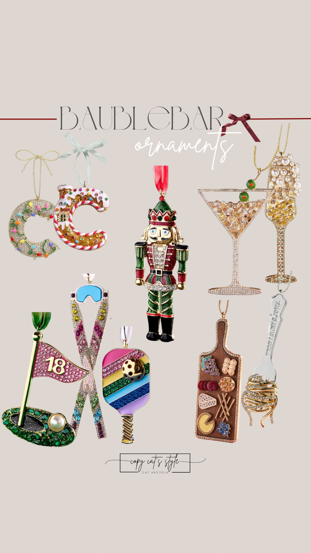 Baublebar holiday ornaments, Christmas ornaments, ornament gift ideas 

#LTKGiftGuide #LTKFindsUnder50 #LTKHoliday