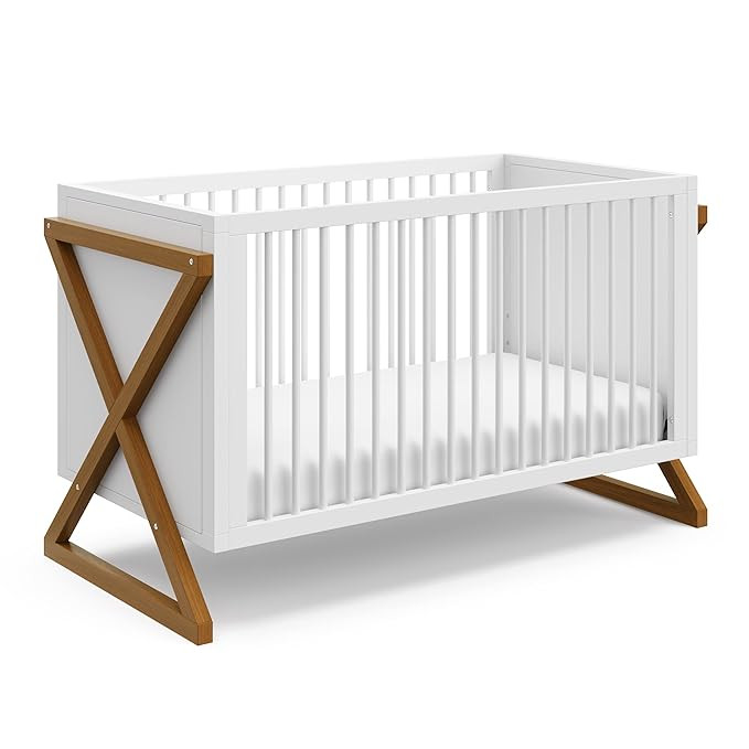 Storkcraft Equinox 3-in-1 Convertible Crib (Vintage Driftwood) Easily Converts to Toddler Bed & D... | Amazon (US)