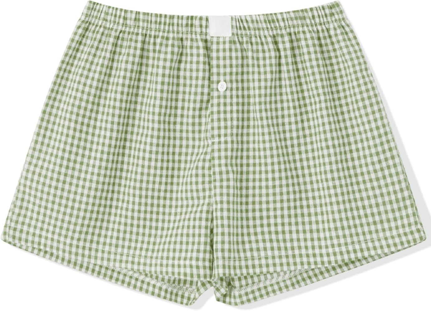 Y2k Cute Lounge Shorts for Women Plaid Print Sleep Shorts Elastic Waist Button Front Pajama Short... | Amazon (US)
