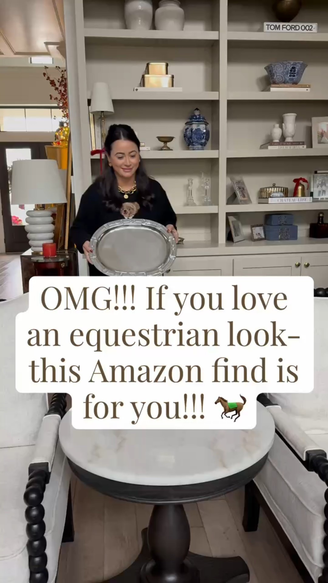 If you love an equestrian look this Amazon find is for you!!!

Follow me at @miriamobrien_ on IG and TikTok!

#AmazonEquestrian #AmazonHomeDecor #AmazonTimelessDecor #AmazonHomeFinds 

#LTKHoliday #LTKOver40 #LTKGiftGuide

#LTKSeasonal #LTKOver40 #LTKHome