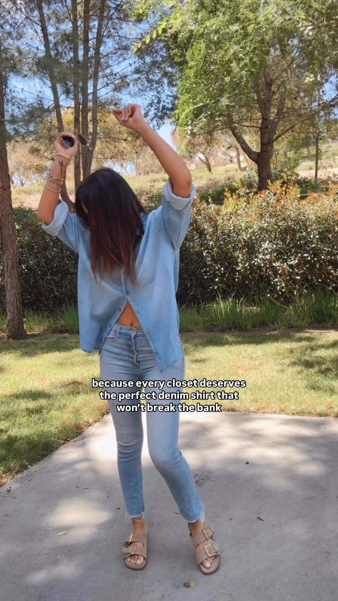 The perfect denim shirt ever 💙
True to size, wearing a small

#LTKOver40 #LTKTravel #LTKFindsUnder50