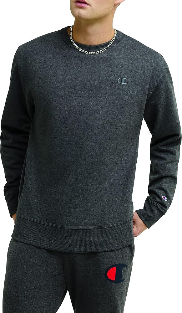 Champion Men's Fleece Midweight Crewneck Sweatshirt (Reg. Or Big & Tall) | Amazon (US)