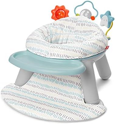 Skip Hop 2-in-1 Sit-up Activity Baby Chair, Silver Lining Cloud | Amazon (US)