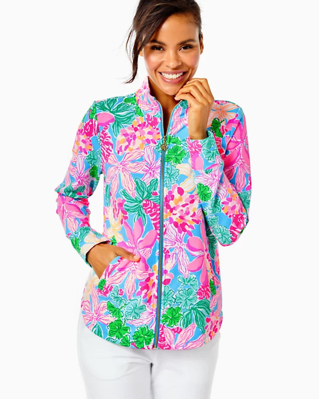 UPF 50+ Leona Zip-Up Jacket | Lilly Pulitzer
